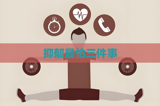抑郁最怕三件事