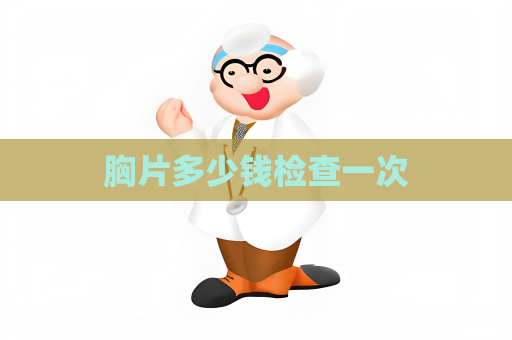 胸片多少錢檢查一次
