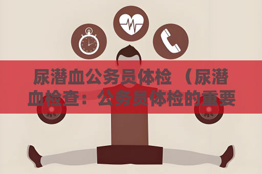 尿潛血公務員體檢 （尿潛血檢查：公務員體檢的重要指標）
