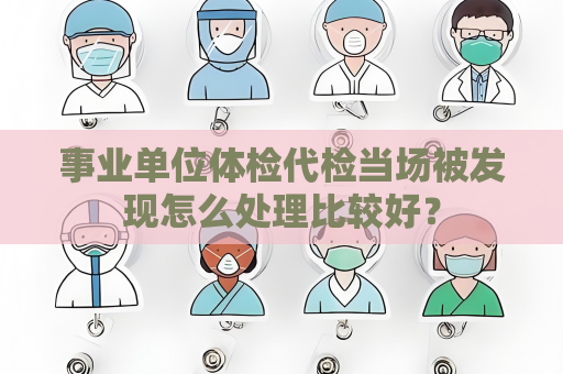 事業(yè)單位體檢代檢當(dāng)場(chǎng)被發(fā)現(xiàn)怎么處理比較好？