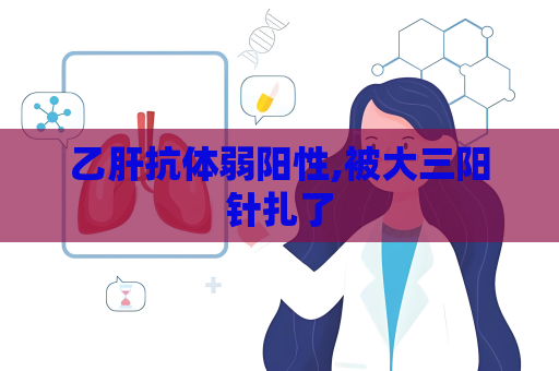 乙肝抗體弱陽性,被大三陽針扎了