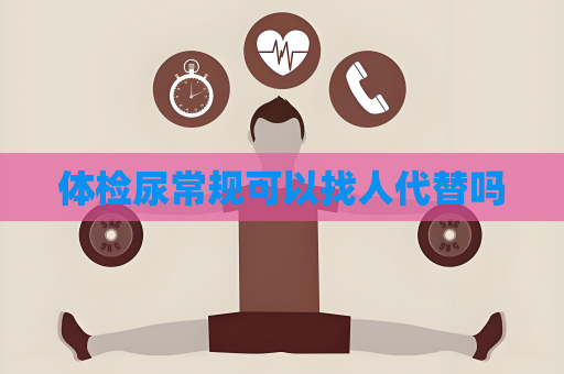 體檢尿常規可以找人代替嗎