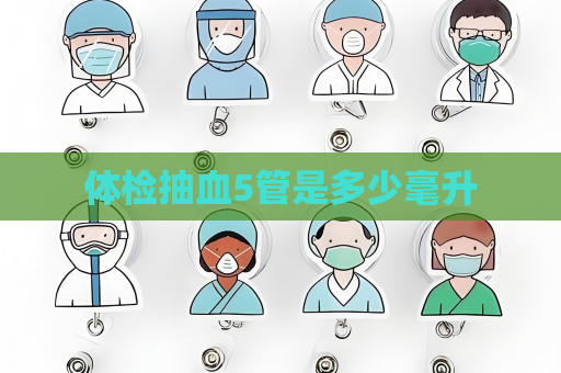 體檢抽血5管是多少毫升
