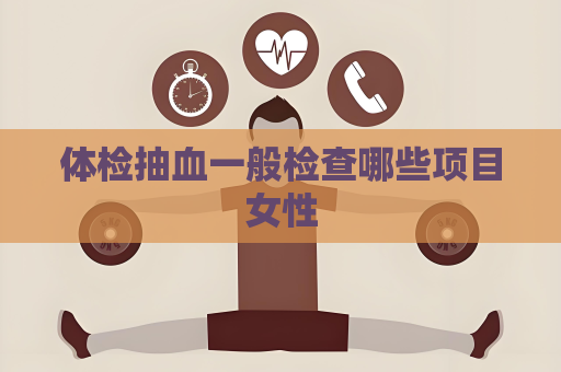 體檢抽血一般檢查哪些項目女性