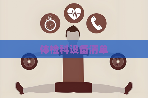 體檢科設備清單