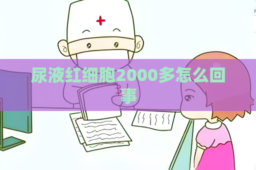 尿液紅細胞2000多怎么回事