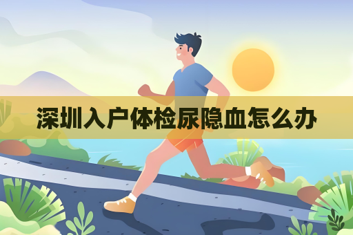 深圳入戶體檢尿隱血怎么辦
