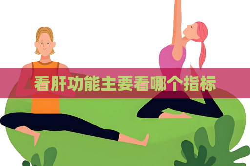 看肝功能主要看哪個指標