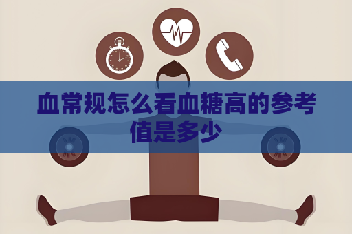 血常規(guī)怎么看血糖高的參考值是多少
