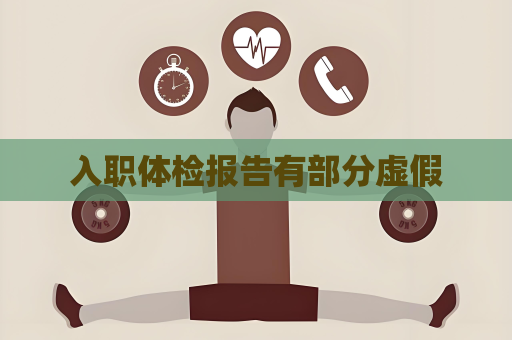 入職體檢報告有部分虛假