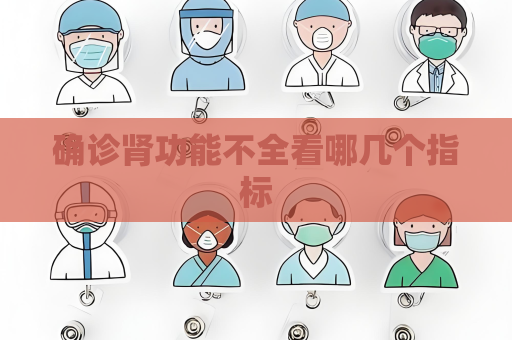 確診腎功能不全看哪幾個指標