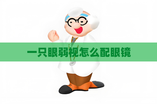 一只眼弱視怎么配眼鏡